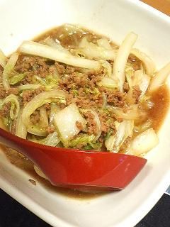 ご飯がススム!! 白菜の中華風そぼろ煮-レシピのメイン写真