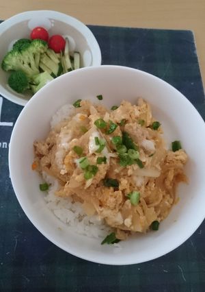 ☆鶏ひきの親子丼☆-レシピのメイン写真