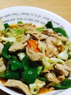 中華噌味の野菜炒め-レシピのメイン写真