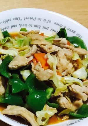中華噌味の野菜炒め-レシピのメイン写真