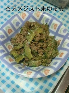 ゴーヤの肉味噌炒め☆-レシピのメイン写真