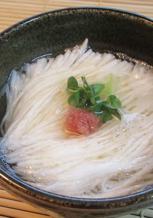 シャキっとチュルっと！長芋の細麺仕立て-レシピのメイン写真
