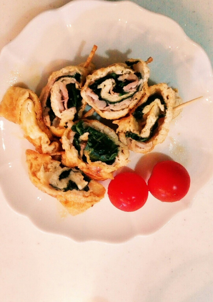 油揚げと豚肉のくるくる焼き-レシピのメイン写真