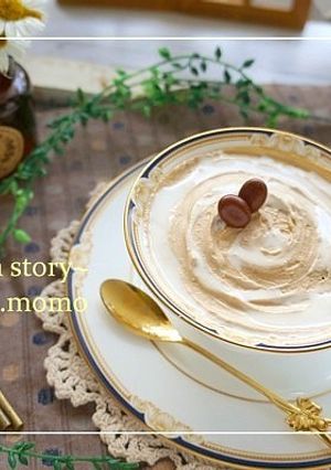 簡単！ふわふわカプチーノ風コーヒーケーキ-レシピのメイン写真