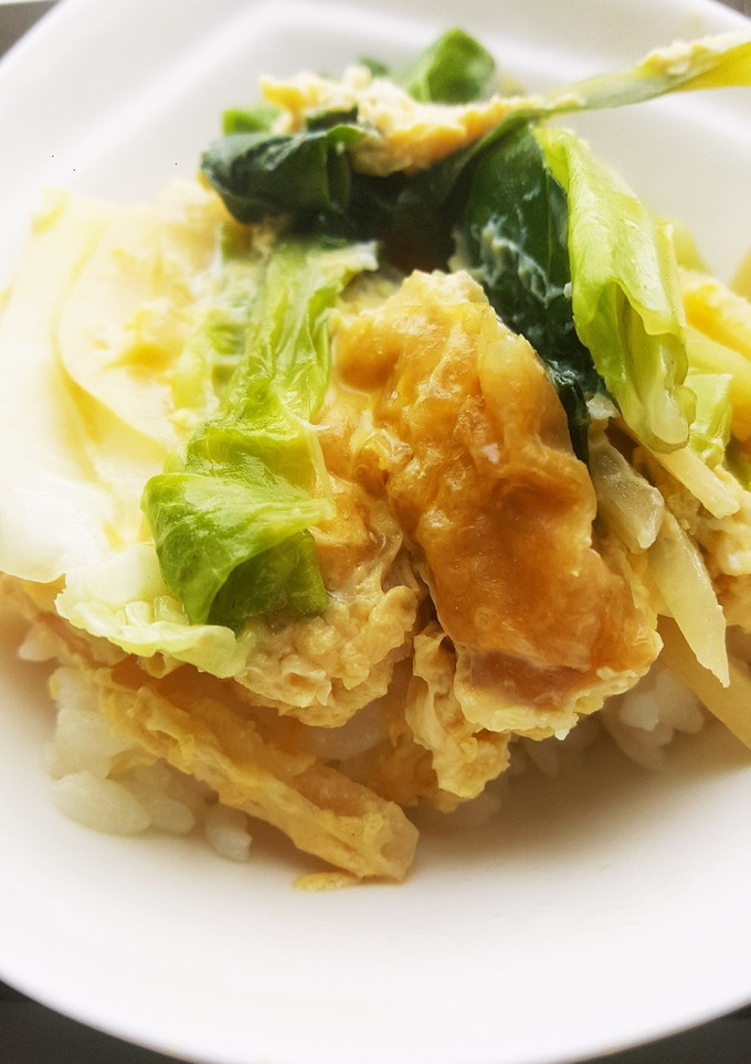 油揚げとタケノコの玉子丼-レシピのメイン写真