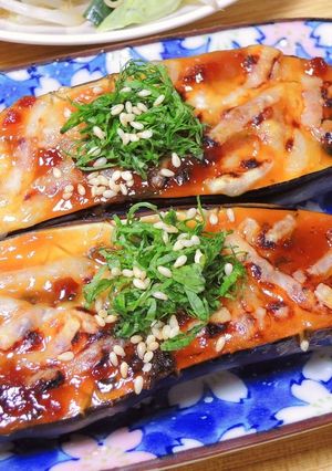 簡単！ ナスの大葉味噌焼き！-レシピのメイン写真