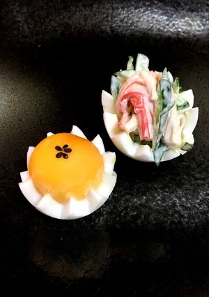 お弁当に♡ゆで卵1個で2品できちゃう！-レシピのメイン写真