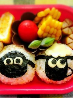 ひつじのショーン&ティミーのキャラ弁♪-レシピのメイン写真