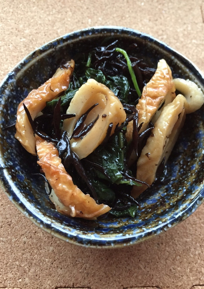 ひじきとほうれん草の炒めもの-レシピのメイン写真