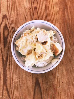 子ダヌキ丼(厚揚げを使って)-レシピのメイン写真