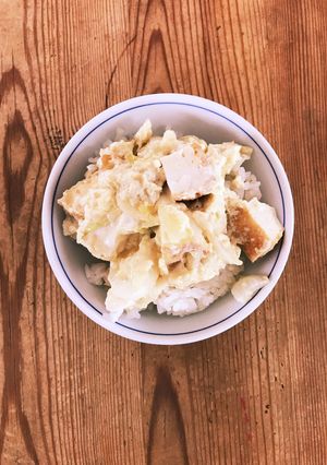 子ダヌキ丼(厚揚げを使って)-レシピのメイン写真