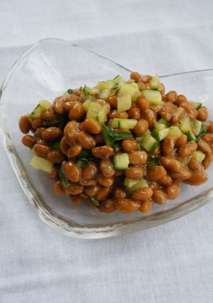 胡瓜の浅漬け・納豆和え-レシピのメイン写真