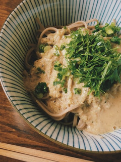くるみと麻の実だれの冷やしそば-レシピのメイン写真