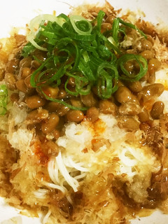 超楽々 ピリ辛納豆そうめん 作ります-レシピのメイン写真