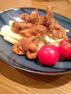 鶏皮チップスと大根の皮サラダ-レシピのメイン写真