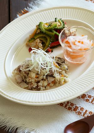 カラフル野菜のチャンプルのセット-レシピのメイン写真
