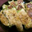 ピーマンのネギトロ詰め焼き