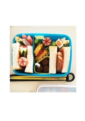 夏バテ弁当。-レシピのメイン写真