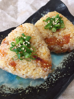 ごま油するめキムチの焼おにぎり-レシピのメイン写真