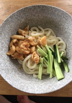 ジャージャー麺風うどん-レシピのメイン写真