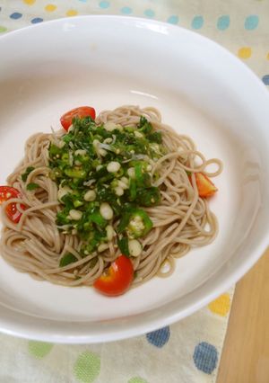 緑のたぬき冷やし蕎麦-レシピのメイン写真