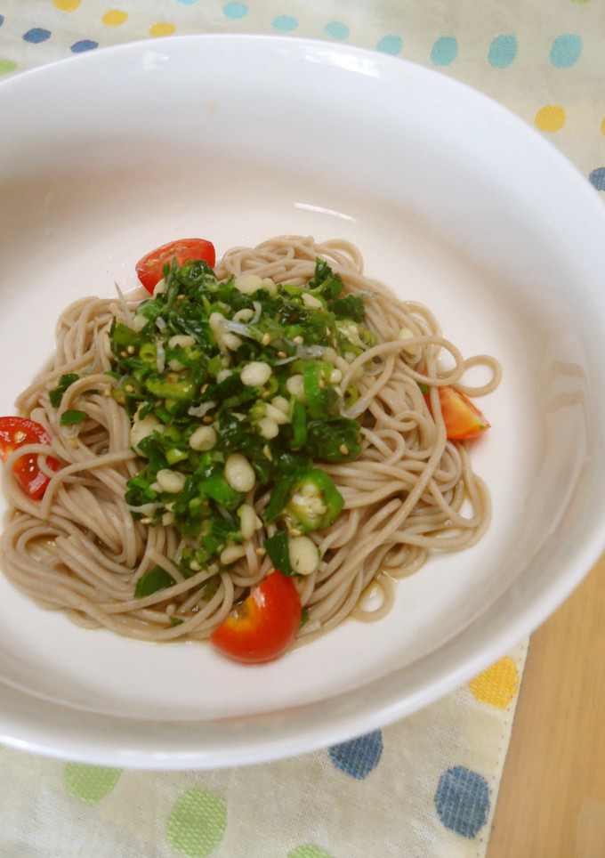 緑のたぬき冷やし蕎麦-レシピのメイン写真