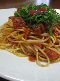 簡単&本格的!トマトといわしのパスタ♪-レシピのメイン写真