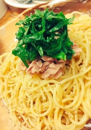 和風　ツナ柚子胡椒パスタ-レシピのメイン写真