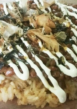 納豆ライスピザ-レシピのメイン写真