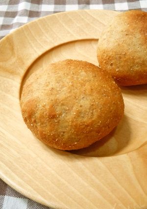 【砂糖不使用・減塩】ノンオイル丸パン-レシピのメイン写真