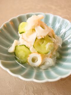 さっぱり~生姜の甘酢漬け入り*みぞれ和え-レシピのメイン写真