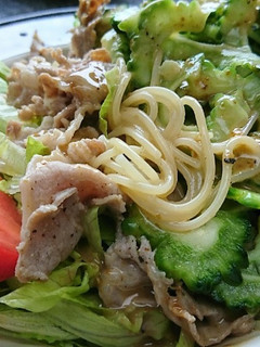 ゴーヤ好きの為の★豚シャブの冷製パスタ-レシピのメイン写真
