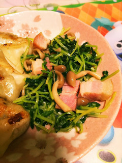 ごま風味!豆苗の炒め物-レシピのメイン写真