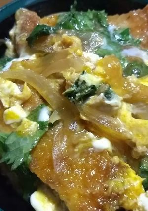 しそカツ丼-レシピのメイン写真