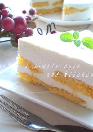レアチーズケーキ風レアヨーグルトケーキ-レシピのメイン写真