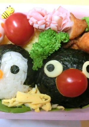ピングー キャラ弁-レシピのメイン写真