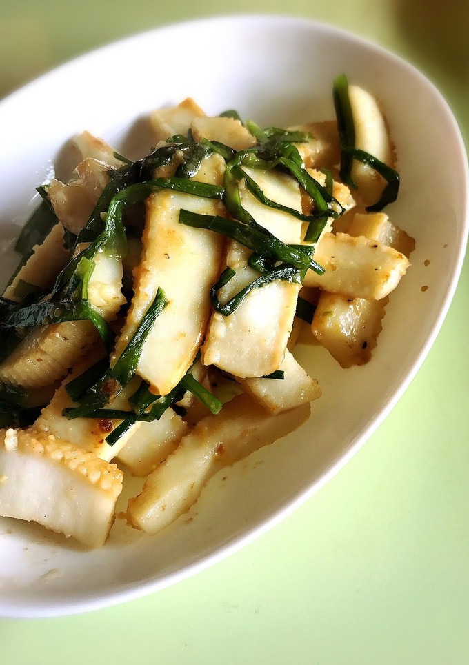 簡単＊イカとニラのにんにくマヨ醤油炒め-レシピのメイン写真