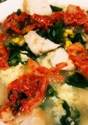 サムライ特製　鶏ワカメ中華スープ❤-レシピのメイン写真