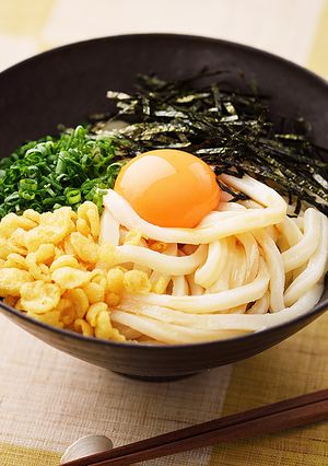 旨み広がる釜玉うどん-レシピのメイン写真