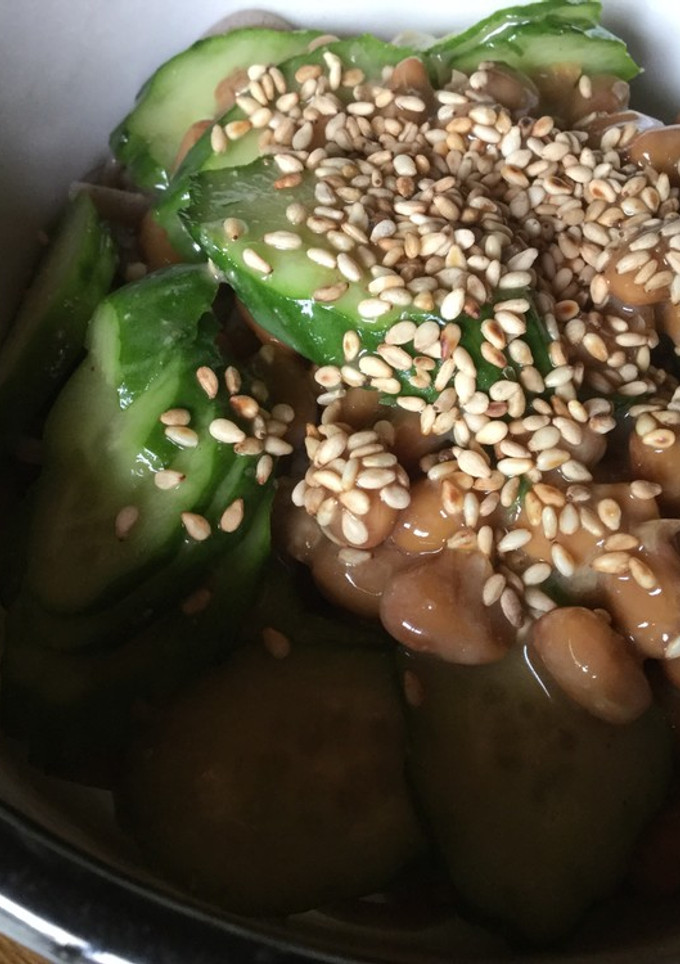 納豆蕎麦　冷や汁風-レシピのメイン写真