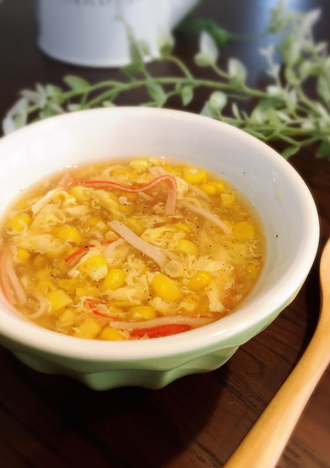 簡単本格♡とうもろこしの中華スープ-レシピのメイン写真