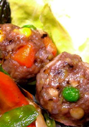 レンジでも肉汁が逃げないジューシー肉団子-レシピのメイン写真