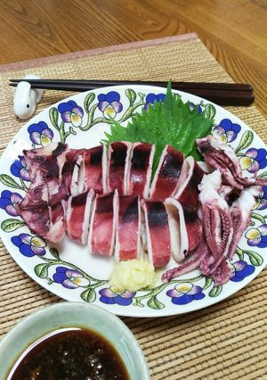 ボイルしたイカを生姜醤油であっさりと☆-レシピのメイン写真