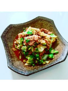 簡単、旨い♬ キャベツと豚肉の味噌炒め-レシピのメイン写真