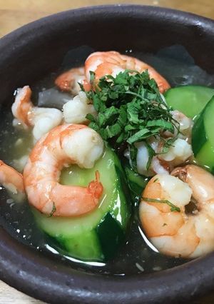 えびときゅうりのくず煮(高知県南国市)-レシピのメイン写真