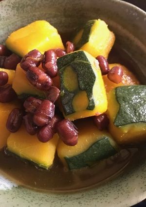 かぼちゃの小倉煮(高知県佐川町の郷土食)-レシピのメイン写真