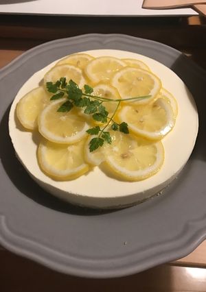 レモンレアチーズケーキ-レシピのメイン写真