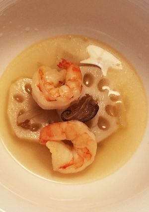 海老と根菜のスープ-レシピのメイン写真