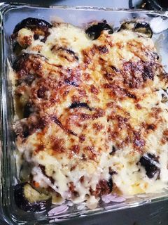 なすとジャガイモのミートチーズ焼き-レシピのメイン写真