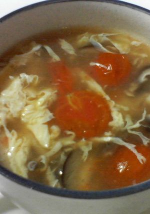 酸っぱ美味いトマト入りサンラータン-レシピのメイン写真